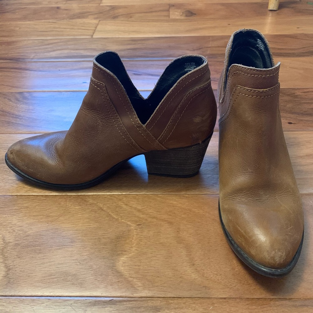 Steve Madden Tan Booties - worn style